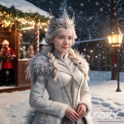 Поздравляю всех с Новым годом😋❄️
#Снежная_королева #LOOKY_нейронка