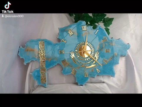 Елена в LOOKY. . Часы карта Казахстан...