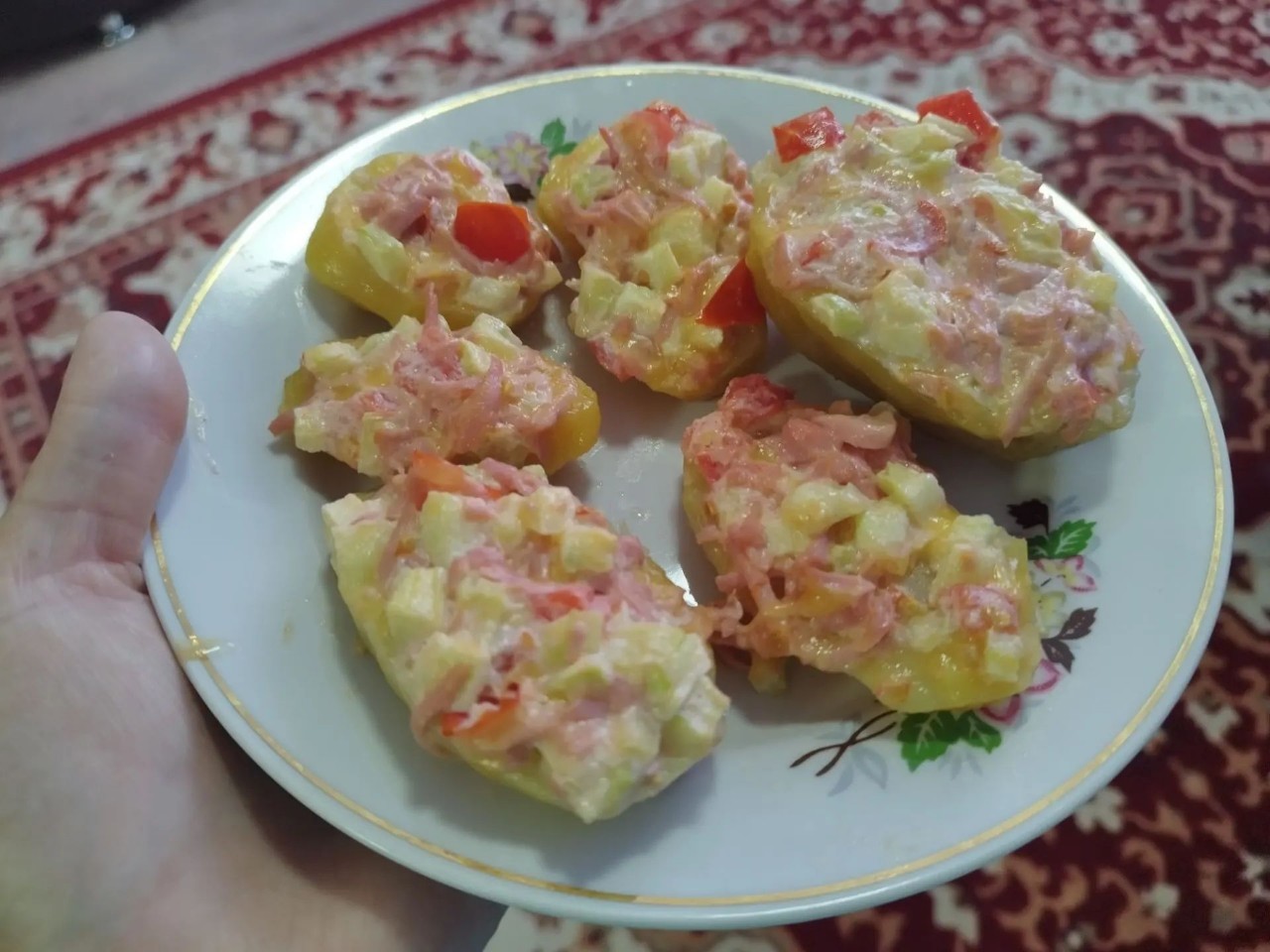 Рецепты от Виктории Поляковой в LOOKY — #Сегодня сделала эти три блюда:
#Картофель запечённый с начи