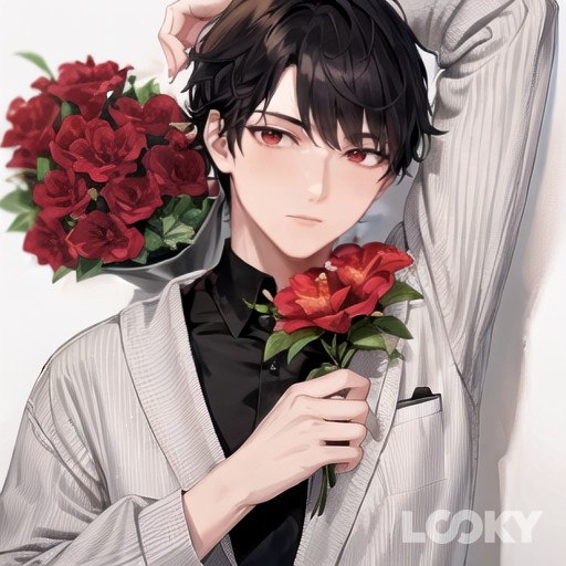 Raunchyrabbit в LOOKY — ❤️⭕🖤🌹#Аниме #LOOKY_нейронка