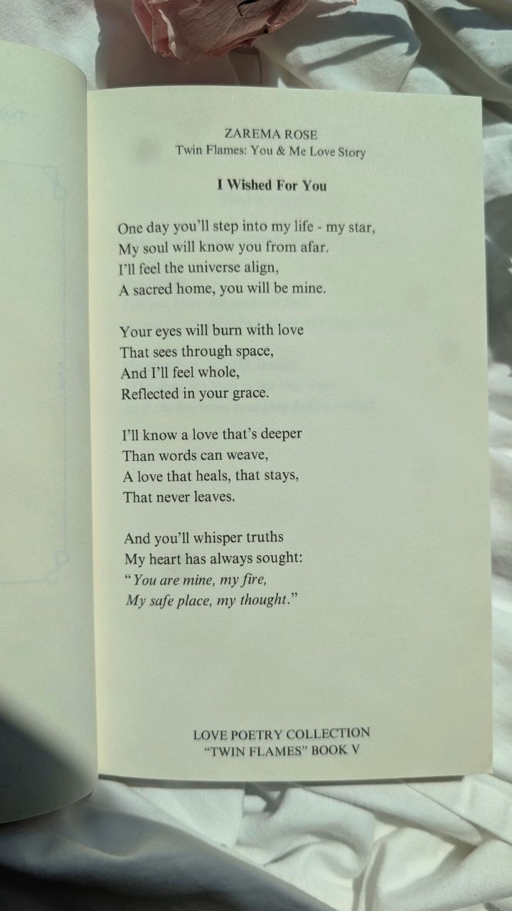 zarema rose l poet diary в LOOKY. #lovepoems,#twinflames,#brokenhearts. I wished for you ✨🩷...