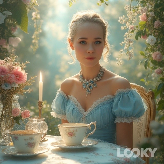 Lia Fleur в LOOKY. #В_стране_чудес,#LOOKY_нейронка. #В_стране_чудес #LOO...