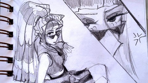 antosannnn в LOOKY. #скетч,#арт,#диджитал,#art,#didgital,#digital,#рисунок,#sketch,#набросок,#аестетик,#[ника](ника). Скетчики с Никусей п...