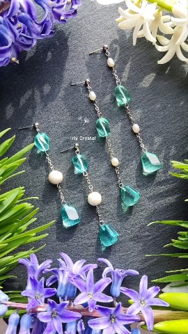iriycrystal в LOOKY. #iriycrystal,#серьгижемчуг,#серьгижемчужные,#серьгиназаказ,#серьгиручнойработы. 🌊 Волшебные Серьги ...