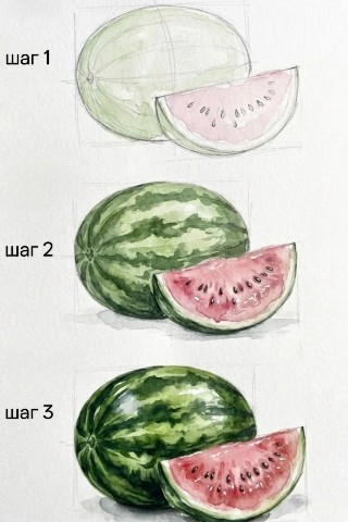Расияна в LOOKY. #Расияна. Акварельная разминка...