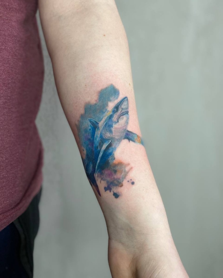 MischaMao в LOOKY — Начало проекта в морской тематике. 
[#kraskatattooink](krask