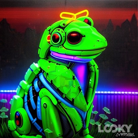 Сюрреалист в LOOKY. #Неон,#Футуризм,#LOOKY_нейронка. #Неон #Футуризм #LOO...