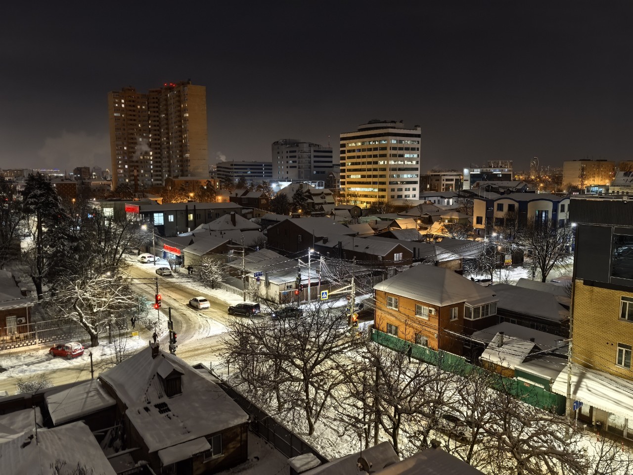 Старый Новый 2026. Краснодар после снегопада.#автопутешествия #краснодар #старыйновыйгод