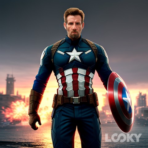 chad Stephenson в LOOKY. #Patriot,#Superhuman,#Halloween_demon,#LOOKY_нейронка. #Patriot #Superhuman...