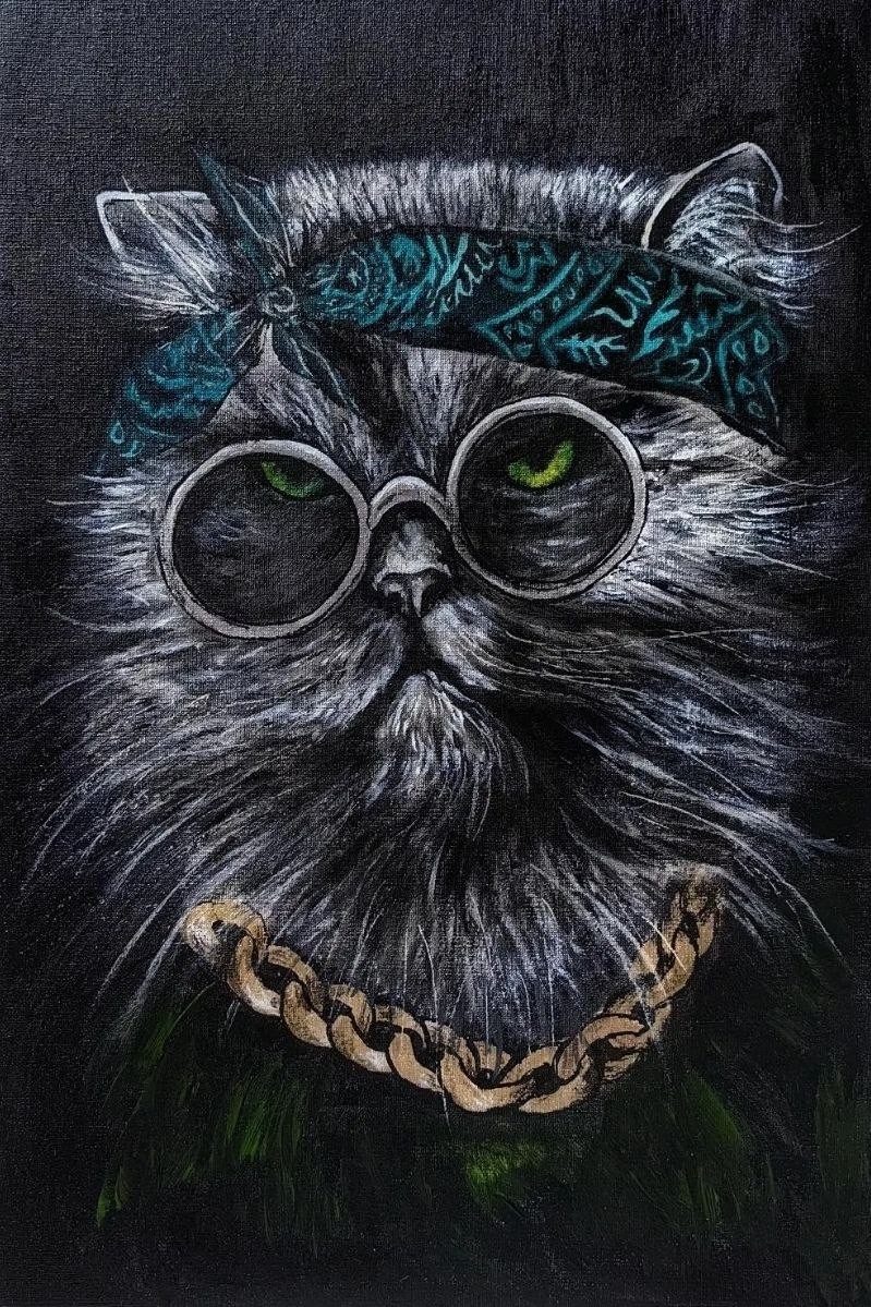 "Хулиганка", 20×30 см,
холст на картоне, акрил.

#картина #картинакраснодар #картинакот #анималистика #художниккраснодар