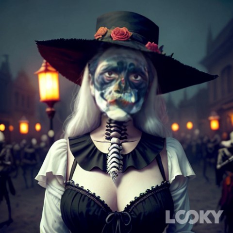 Ночной Страж в LOOKY. #Хэллоуин_Мексика,#LOOKY_нейронка. #Хэллоуин_Мексика #L...