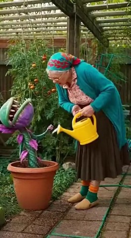 Pozitiff в LOOKY. . Бабушка👵 и 🌱растен...