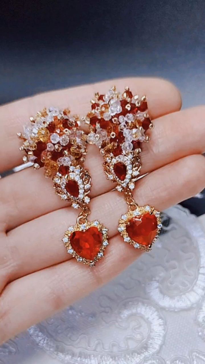 Alteya accessories в LOOKY. #серьги,#красный,#тренд,#украшения,#handmade,#alteya. Серьги гвоздики "Лиз...