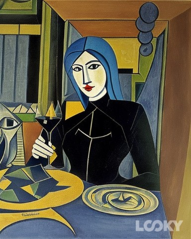 RabbitGirl в LOOKY. #Picasso,#LOOKY_нейронка. #Picasso #LOOKY_нейр...