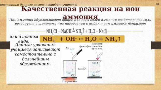 ХИМИЯ in LOOKY. . Соли и ионы аммония