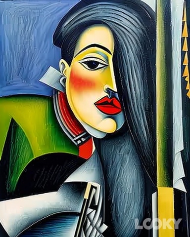 RabbitGirl в LOOKY. #Picasso,#LOOKY_нейронка. #Picasso #LOOKY_нейр...