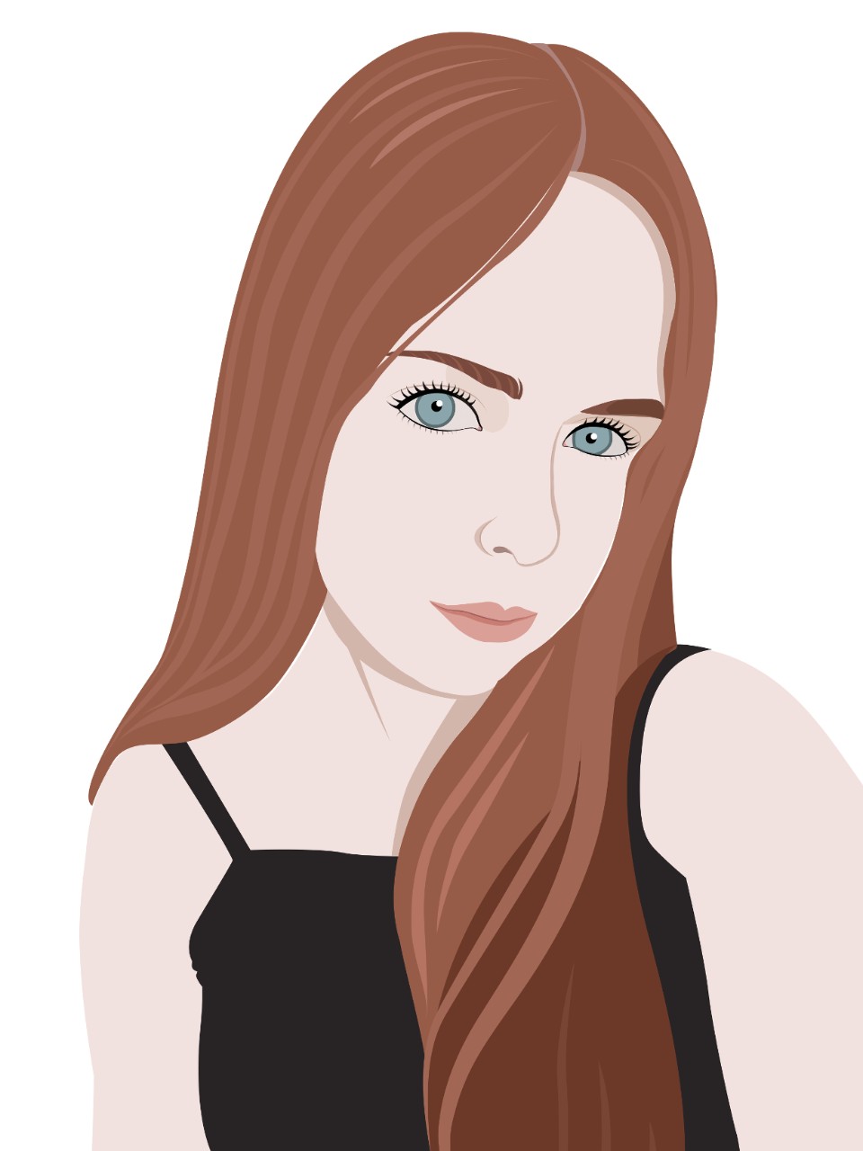 София в LOOKY — Челлендж 14 дней графического дизайна. Автопортрет. #иллюстр
