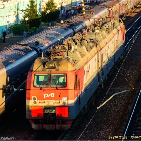 refmeh71 в LOOKY. #жд,#железнаядорога,#красжд,#транссиб,#иланскмй,#иланская,#станция,#чугунка,#электровоз. Электровоз 3ЭС5К-908...