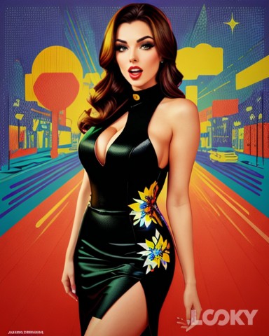 Sonja в LOOKY. #Pop_art,#LOOKY_нейронка. #Pop_art #LOOKY_нейр...