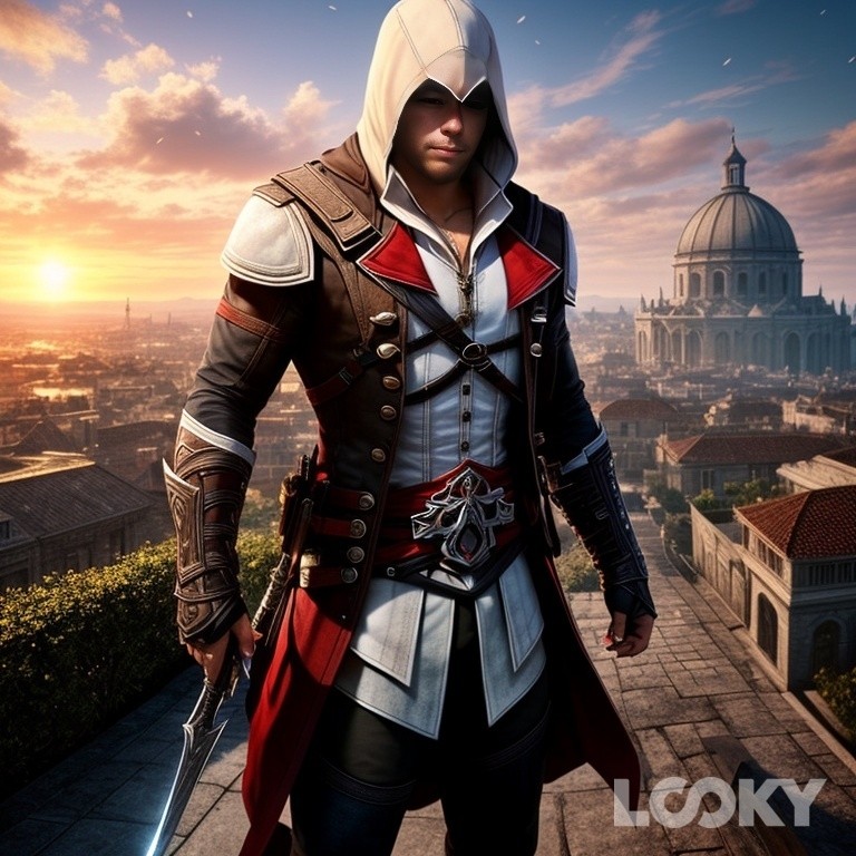 Артур Черкасов в LOOKY — #Ассасин_Бой #LOOKY_нейронка [#assassinscreed ](assassinscre