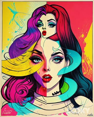 misha в LOOKY. #Pop_art,#LOOKY_нейронка. #Pop_art #LOOKY_нейр...