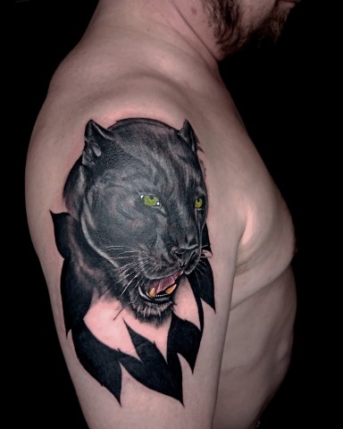 ЯR TATTOO в LOOKY. . Перекрытие старой та...