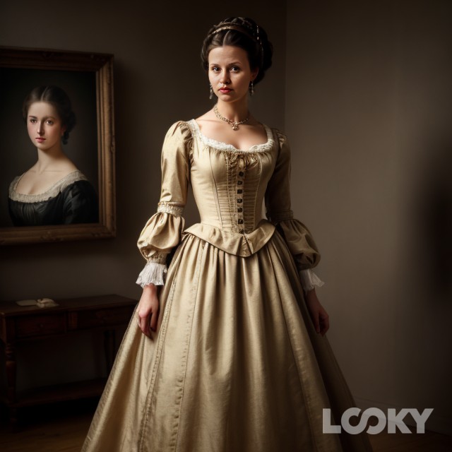 #Нейрокостюм #LOOKY_нейронка моя любимая тематика, пышные платья - это мое все😊