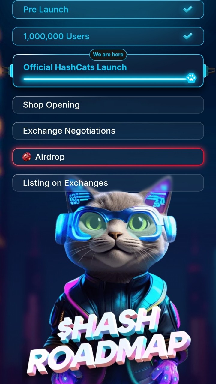 Телеграм игра HashCats

Кликай и майни Hash токены и стань Hash королём!