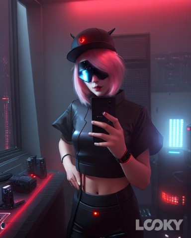 Аделаида в LOOKY. #cyberpunk,#anime,#нейросеть. #cyberpunk #anime #н...