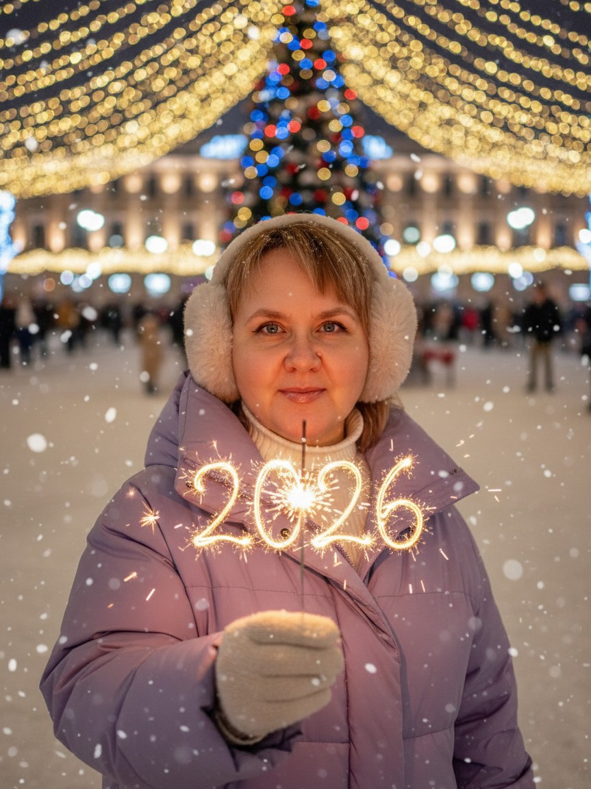 С наступающим 🎄 Новым годом! 
Пусть этот год принесет счастье, здоровье и множество ярких моментов. Желаю тепла в сердце, света в душе и исполнения мечт. Пусть каждый день будет полон радости и удачи! 🎉✨