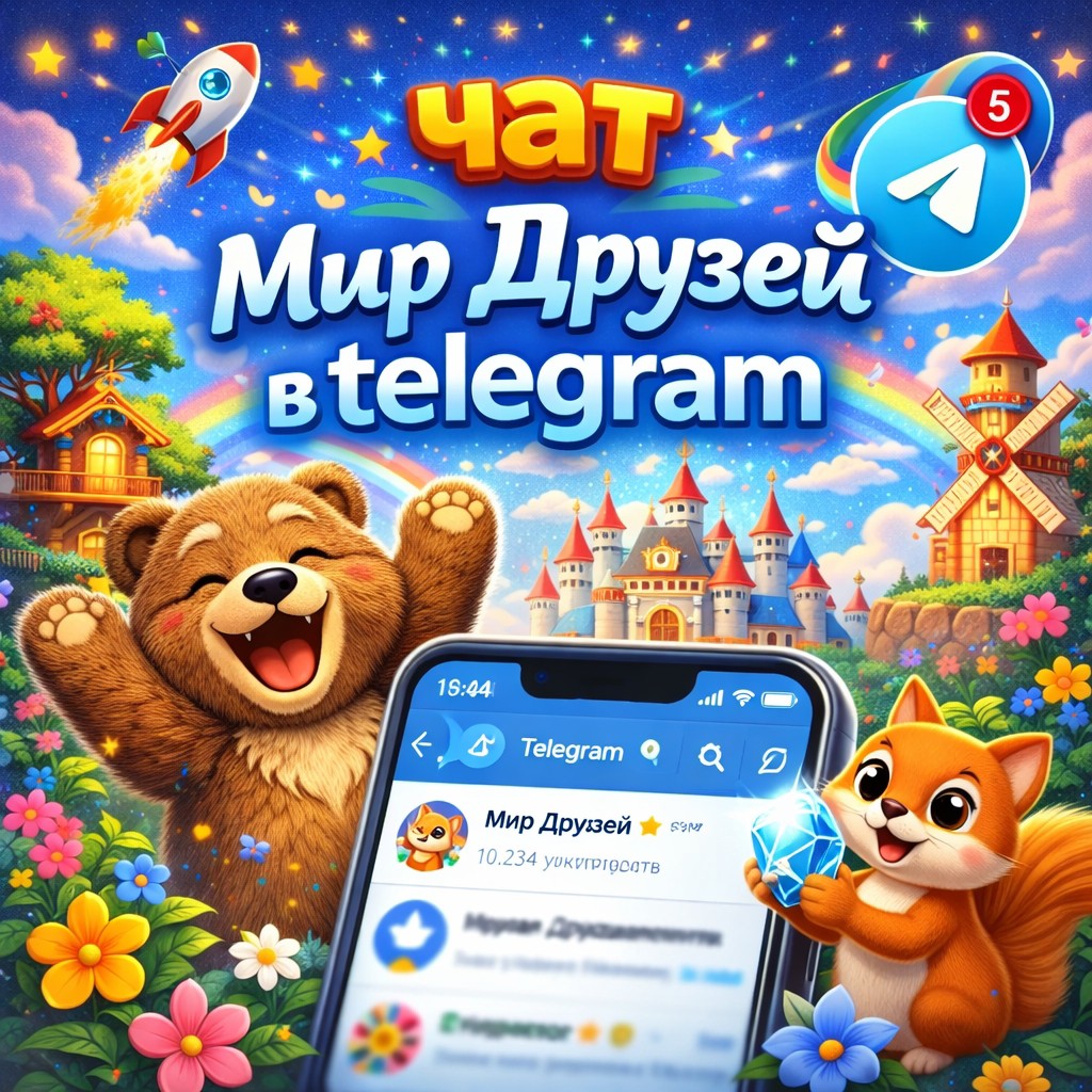 Мир Друзей в LOOKY — 💬 Приглашаем в официальный Telegram-чат «Мир Друзей»!

Хоче