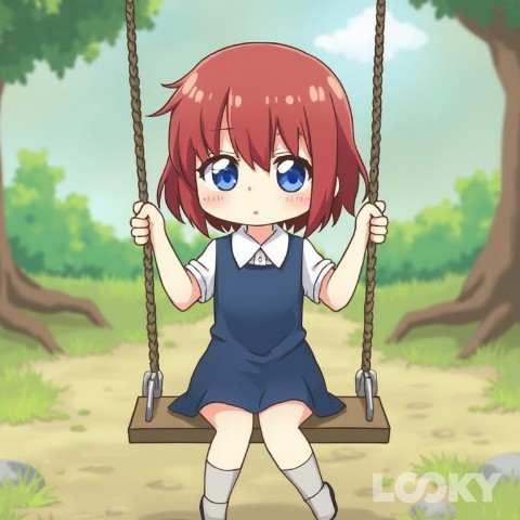 Лисенок в LOOKY. #LOOKY_нейронка,#art,#avatar,#anime,#swing. #LOOKY_нейронка #art...