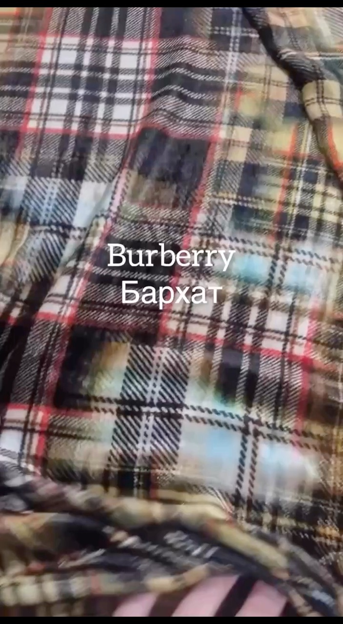 Ткани TS в LOOKY — Burberry
Бархат
✂️✂️✂️
Ширина 1,30м 
Цена 5000₽ м
100% виско
