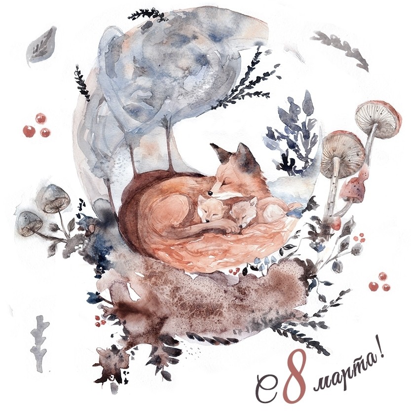 Евгения_Рисую для детских_Принты в LOOKY — [#8марта ](8марта)