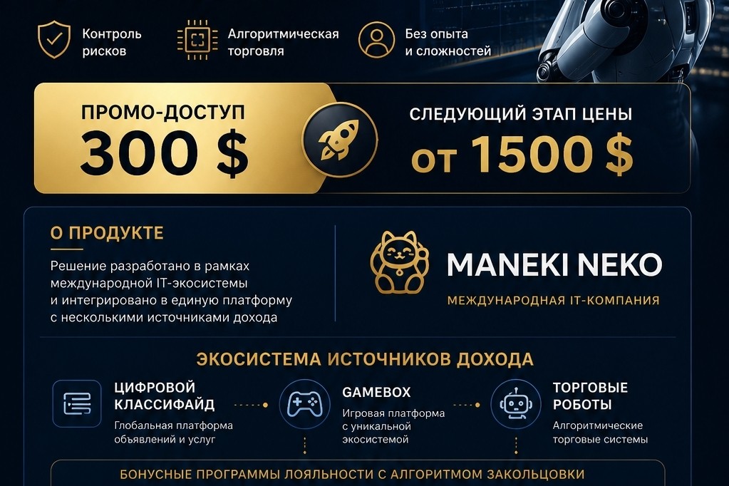 Запустился торговый робот. Без доверительного управления, без вашего участия робот торгует и при умножает ваши доходы. 
Больше информации по ссылке👆