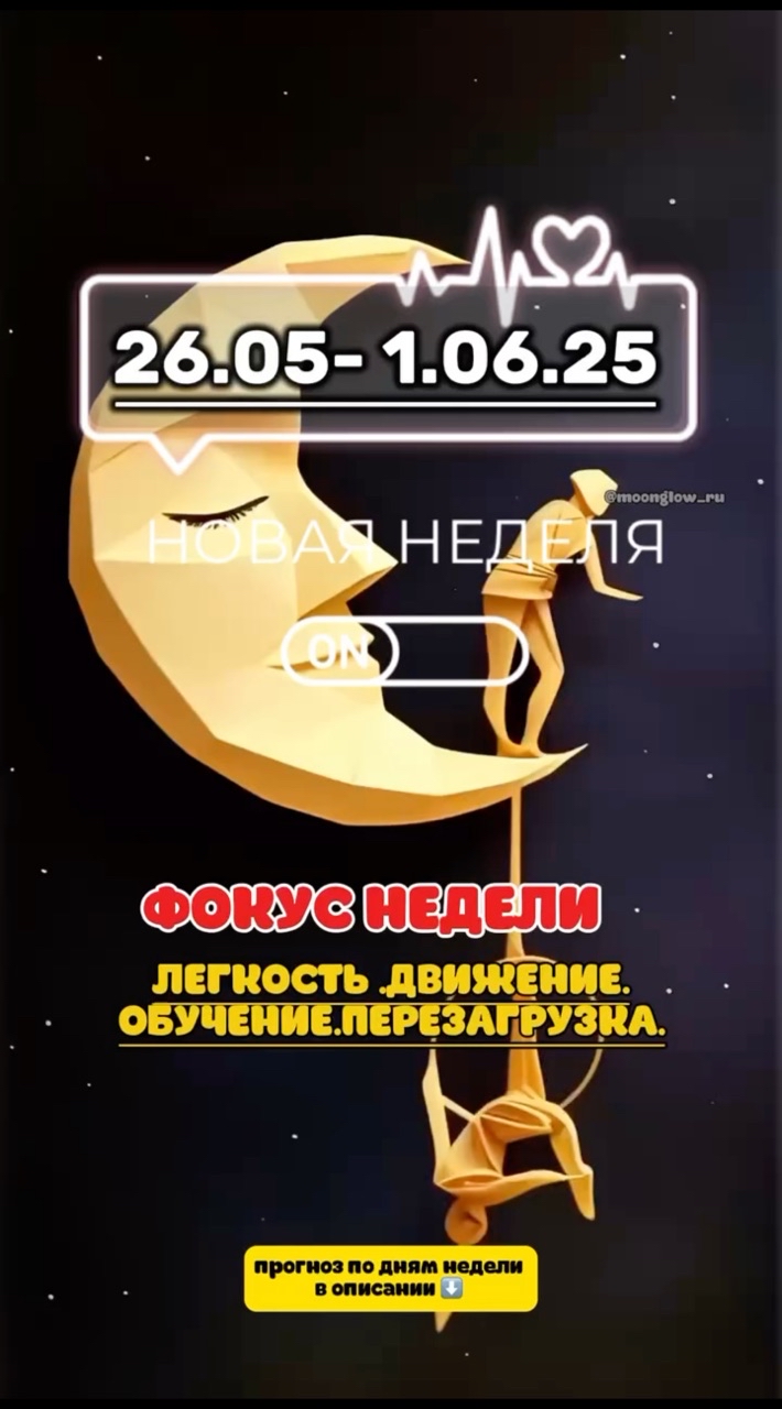 moonglow_ru в LOOKY. #астрологонлайн,#перезагрузка,#астротренды,#обучение,#новыйцикл,#май2025,#июнь2025. Прогноз по дням неде...