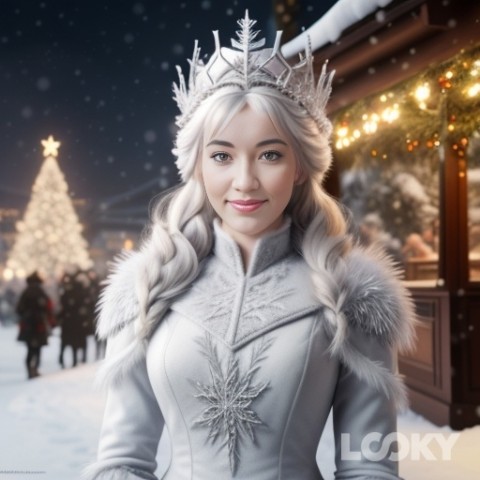 Казадаева Анастасия в LOOKY. #Снежная_королева,#LOOKY_нейронка,#новыйгод2026,#2026,#праздник,#новыйгод,#декабрь,#зима,#среда,#семья,#застолье,#радость,#красота,#искусство,#творчество. С Наступающим Новым ...