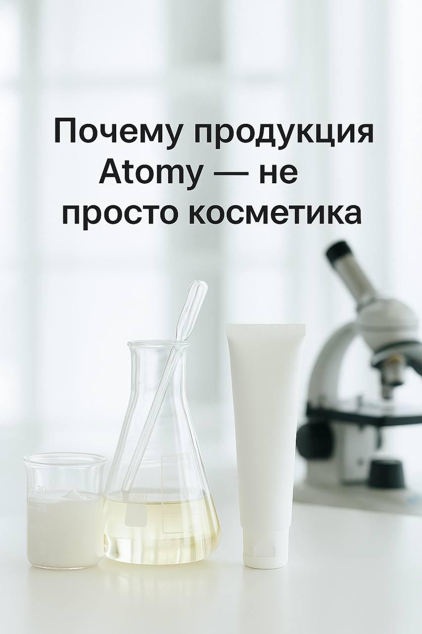 💎 Почему продукция Atomy действительно уникальна?

1️⃣Патенты и научная база
Ключевые продукты (например, HemoHIM, Синергия ампул, Абсолютный уход) — это не копии, а разработки в сотрудничестве с корейским институтом KAERI и другими медцентрами.

2️⃣Философия «качество > реклама»
Компания не вкладывает миллионы в маркетинг. Вместо этого — делает ставку на честное «сарафанное радио» и повышенное качество продукции. Поэтому цена ниже, чем у аналогов.

3️⃣Максимум пользы — минимум риска
Продукты проходят многократные тестирования, подходят чувствительной коже, не содержат парабенов, SLS, и прочих агрессивных компонентов.

Atomy — это не просто бренд.

Это пример того, как наука и этика могут сосуществовать в одной баночке.

А когда продукт действительно работает — его хочется рекомендовать.