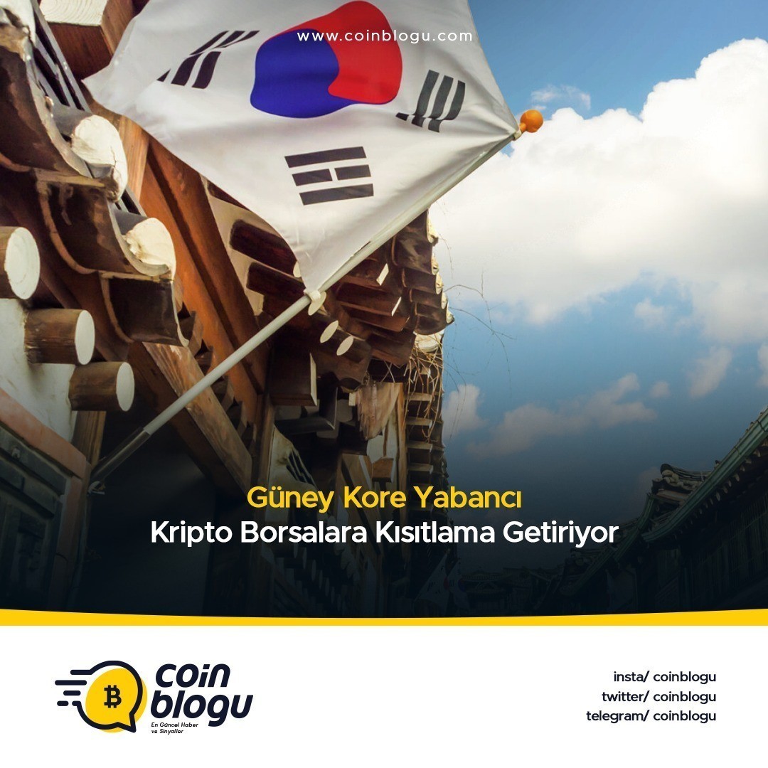 Güney Kore Yabancı
Kripto Borsalara Kısıtlama Getiriyor

 #kriptohaber #kriptopara

[#crypto](crypto) [#cryptonews](cryptonews) [#korea](korea) 
