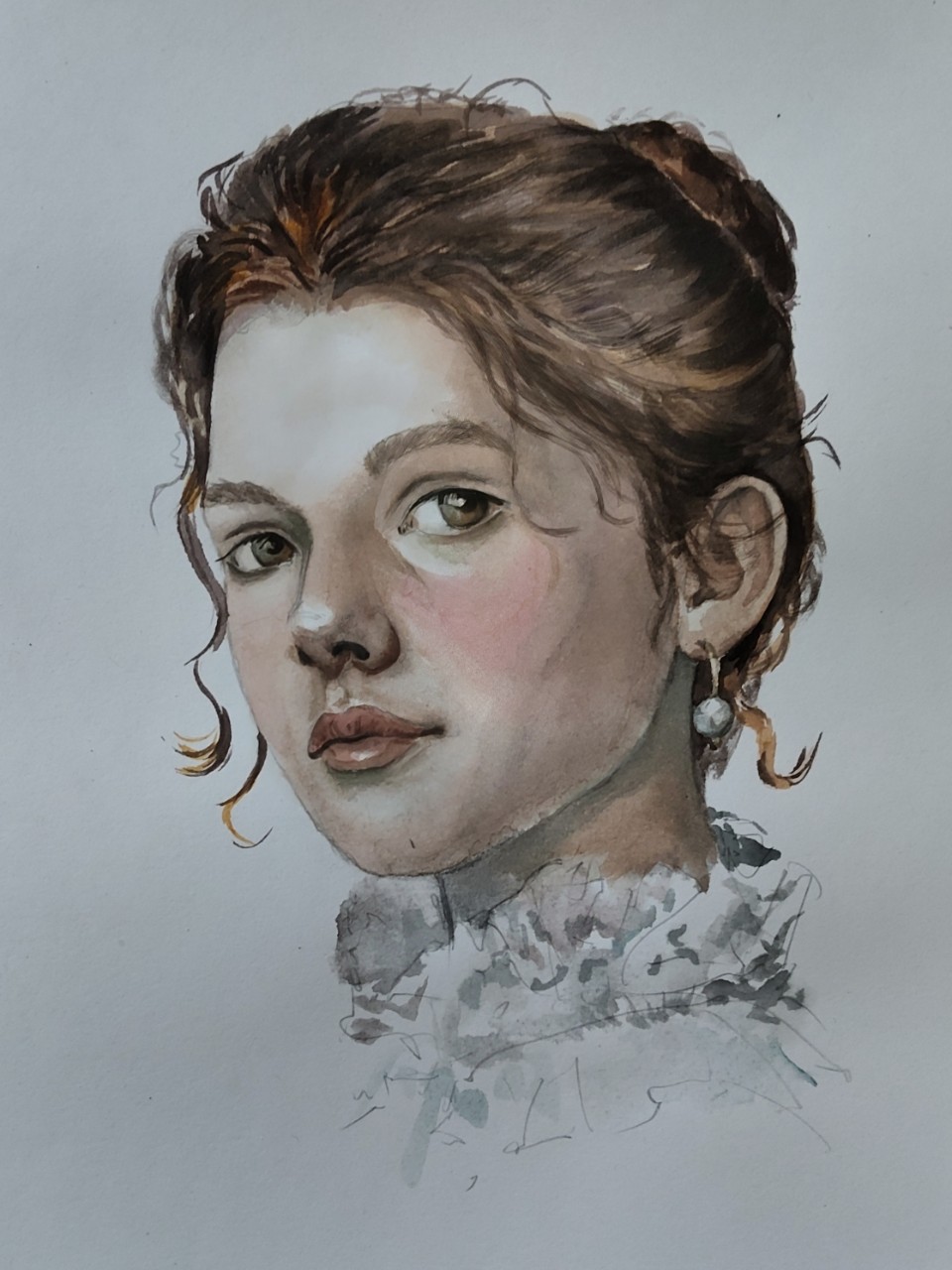 Christina в LOOKY — Девушка из прошлой эпохи
#портрет#портретакварелью##акварель
