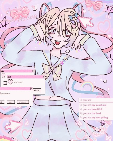 Chereshka_meow в LOOKY. . Kangel!! [#Needystre...