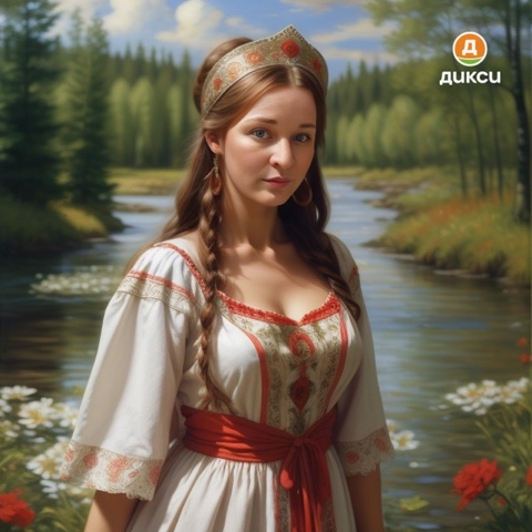 Еленка в LOOKY. #Дикси,#Василиса_Прекрасная,#LOOKY_нейронка. #Дикси #Василиса_Пре...