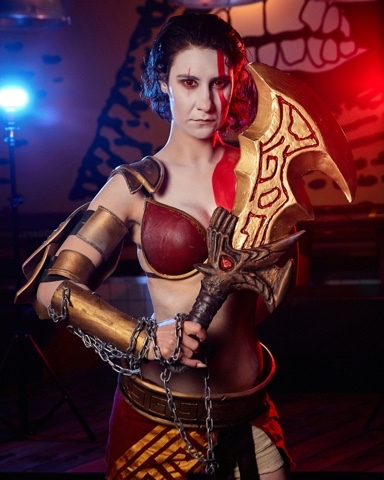 Toxycat в LOOKY. #toxycat. Кратос
[#cosplayer](...