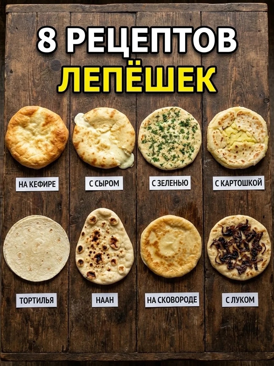 Огород и кухня в LOOKY. . 🫓 8 РЕЦЕПТОВ ЛЕПЁШЕ...