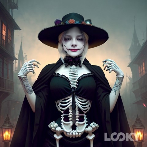 Looky_1698665929241 в LOOKY. #Хэллоуин_Мексика,#LOOKY_нейронка. #Хэллоуин_Мексика #L...