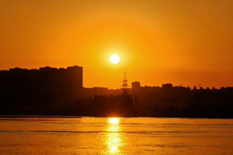 mshewzov в LOOKY. . Закат на реке Дон