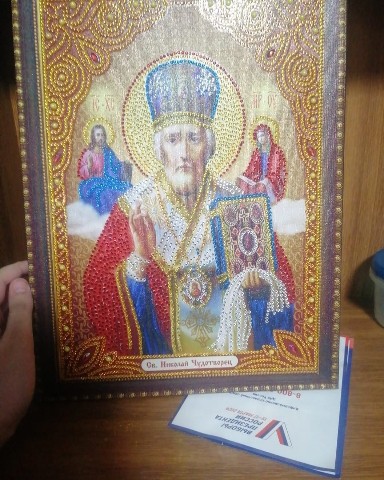 Looky_1696409750493 в LOOKY. #БардашоваДарья,#алмазнаямозаика,#НиколайЧудотворец. В мою коллекцию алма...