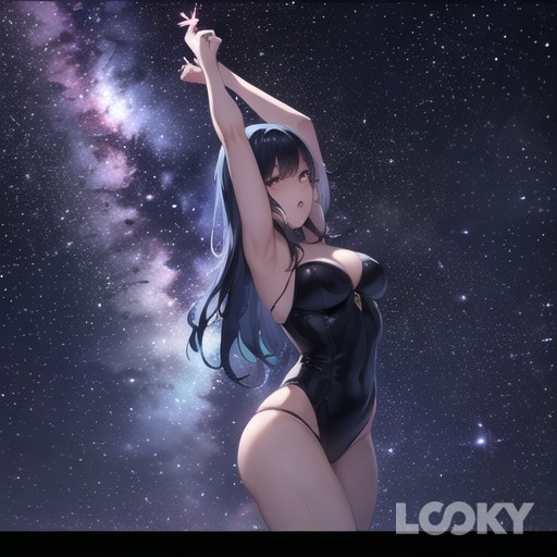 # Anime#sexygirl#galaxy