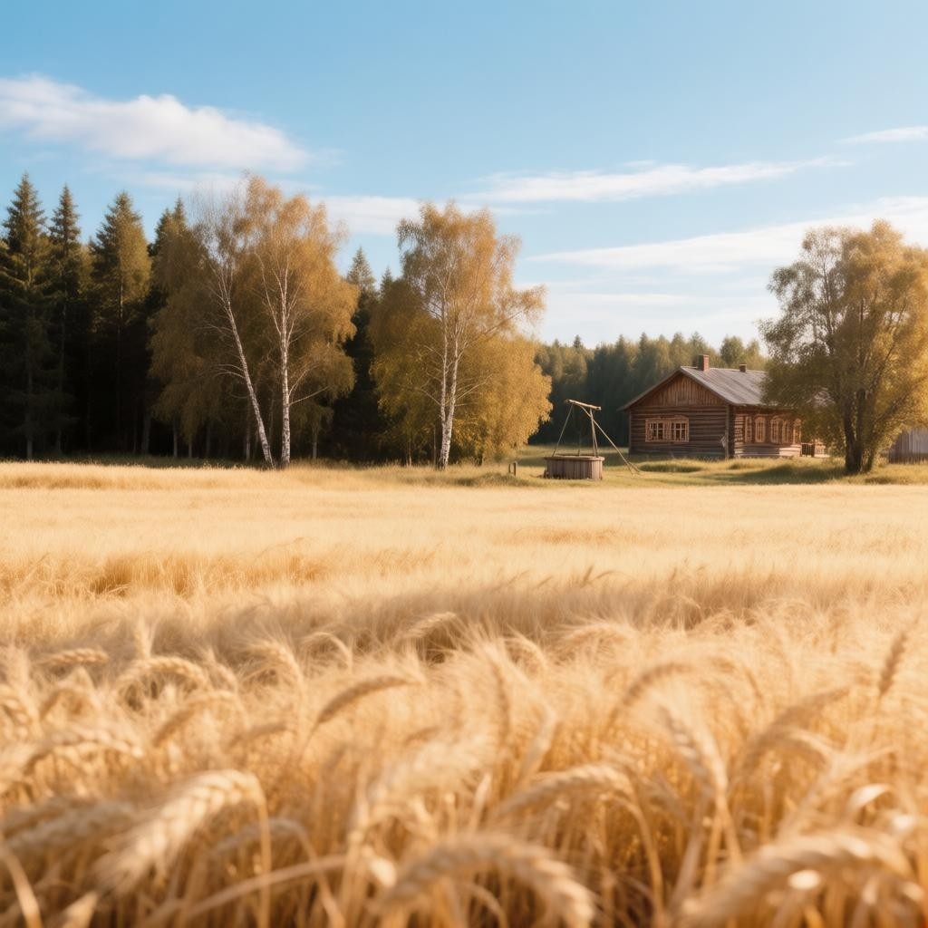 Август глазами нейросети. 
🌾 🌾 🌾 
#Яндекс #Алиса #Нейросеть