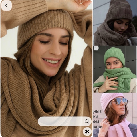 Looky_1710613646450 в LOOKY. . ШАПКА И 🧣 ШАРФ, нуж...